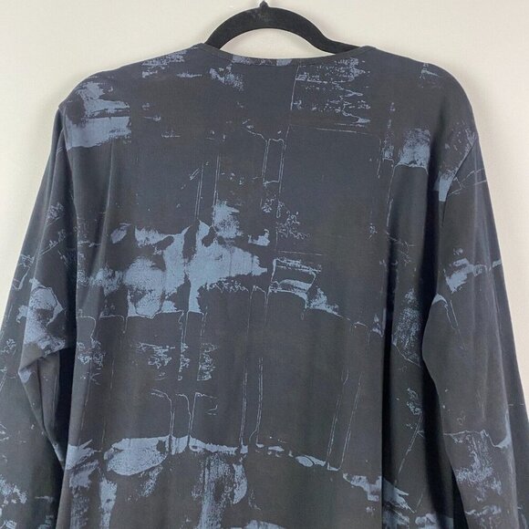 Bella Amore Cardigan Sweater Size L/XL Open Front Cotton Pockets Made in Italy - Picture 7 of 10